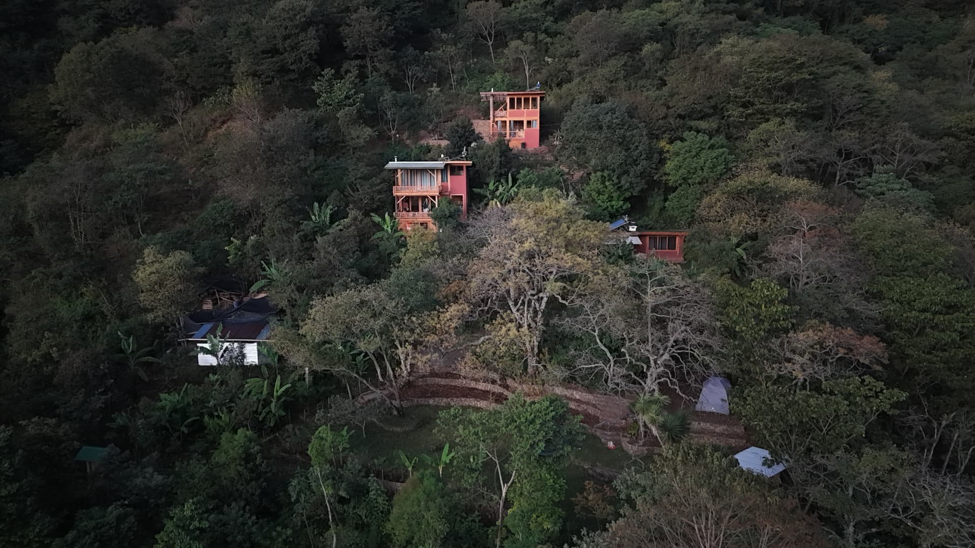 Aerial view of WuWei Village
