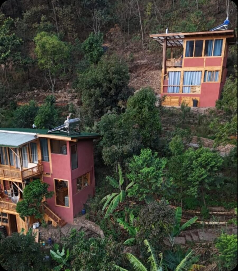 View of wuwei village homes